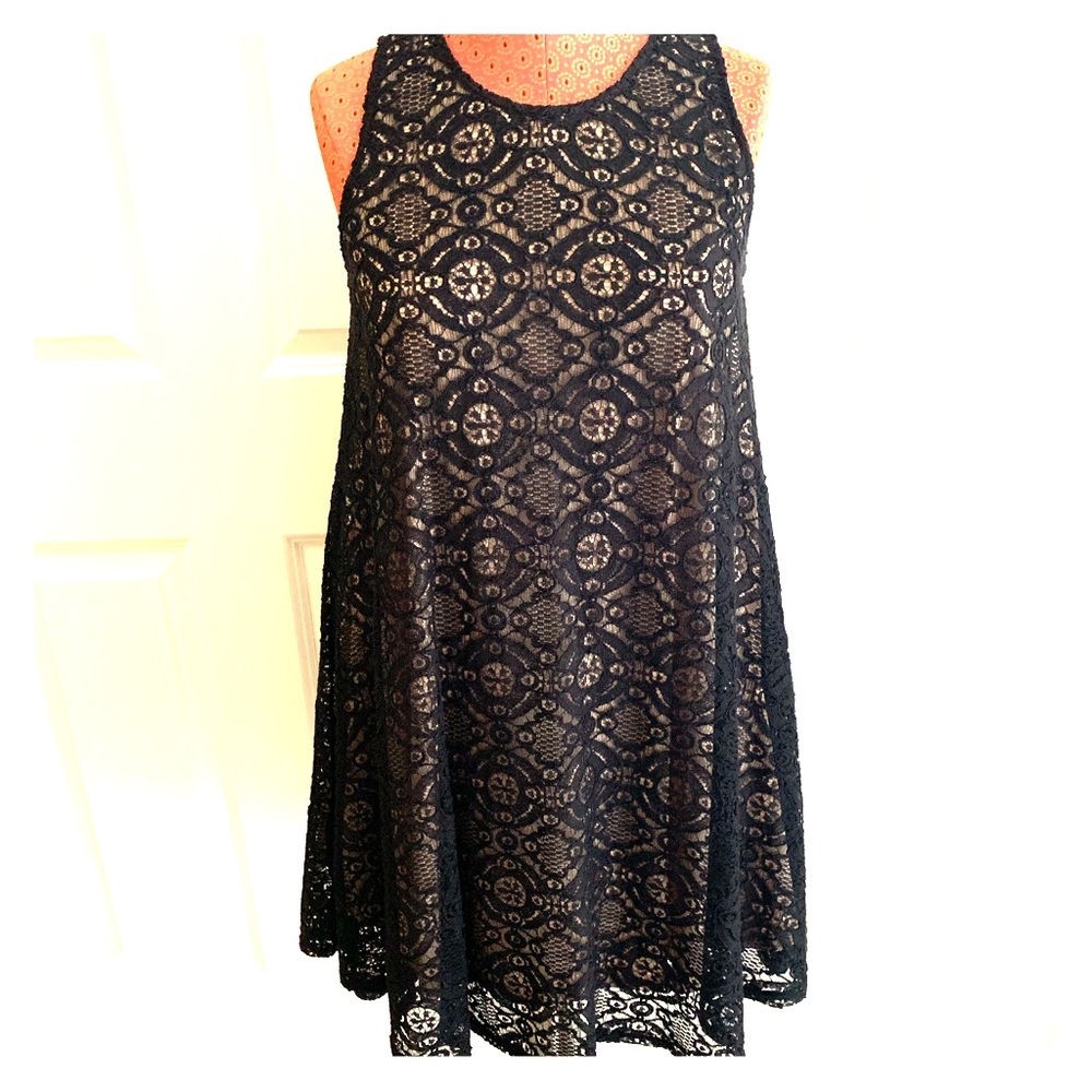 Little black lace dress